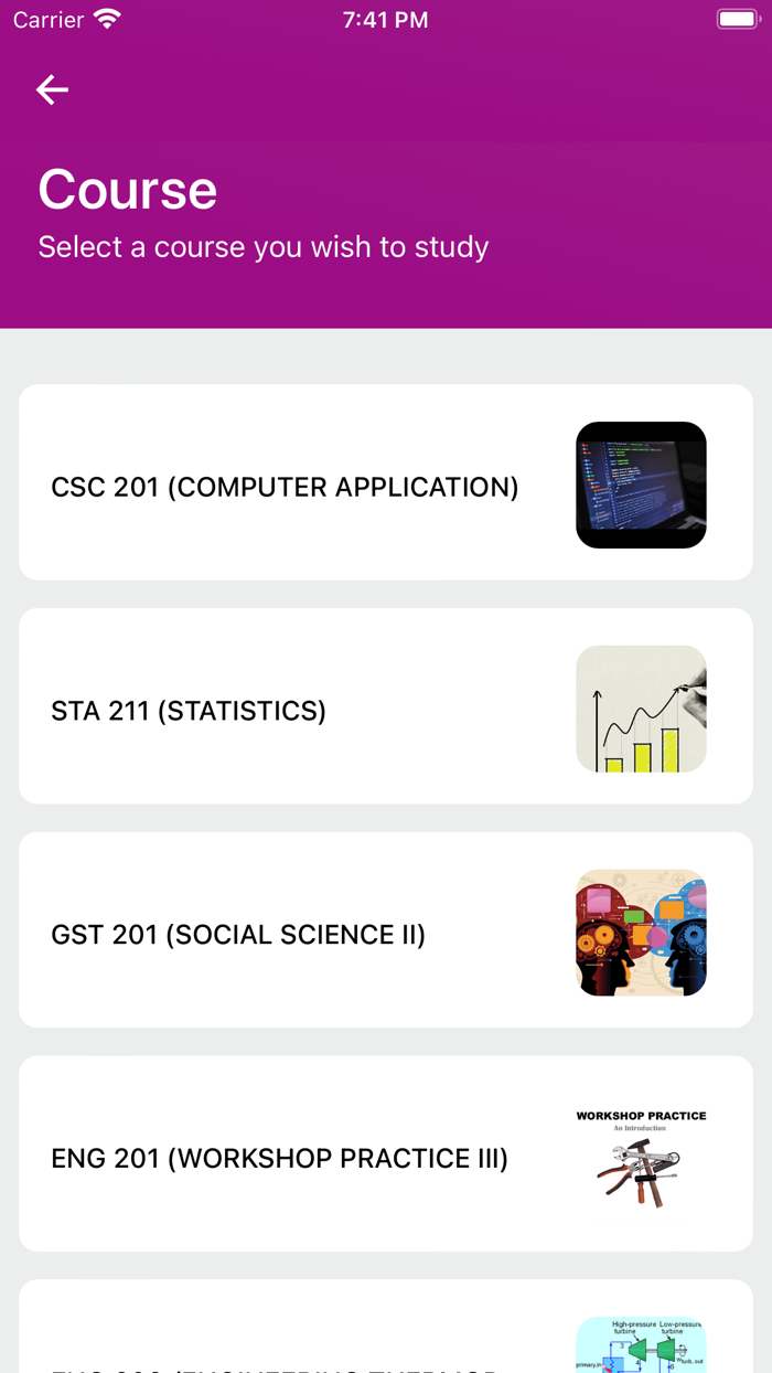 LFX Study - FUTO 200L 1st Sem