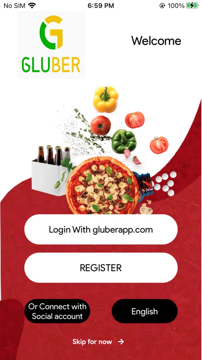 Gluber - Home Food Delivery
