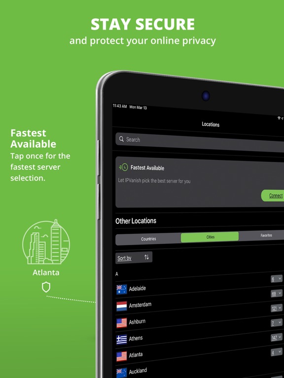 IPVanish: Best VPN & Secure IP screenshot 3