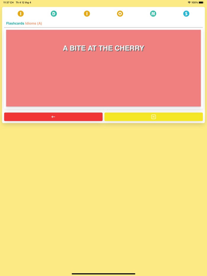 English Idiom Word Game