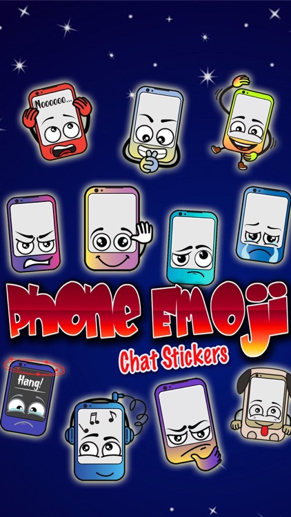 Phone Emoji Chat Stickers