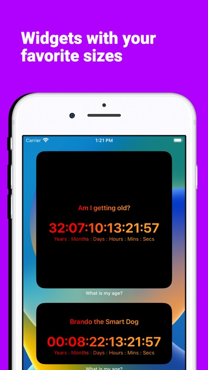 What is my age widgets