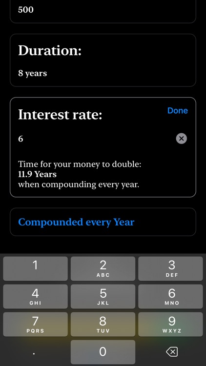 Personal Savings Calculator