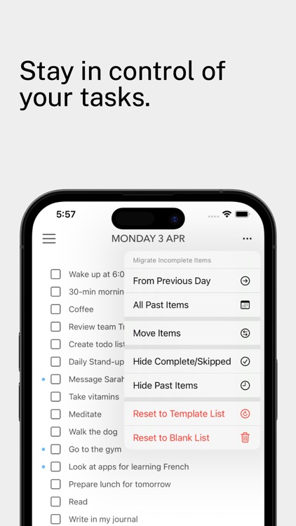 DailyList: Daily ToDo List screenshot-7