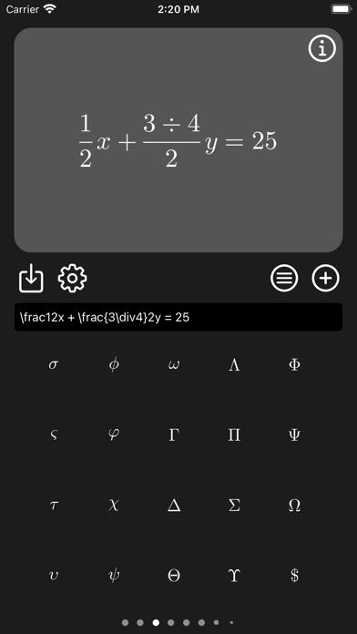 Latex Equation Editor screenshot 7