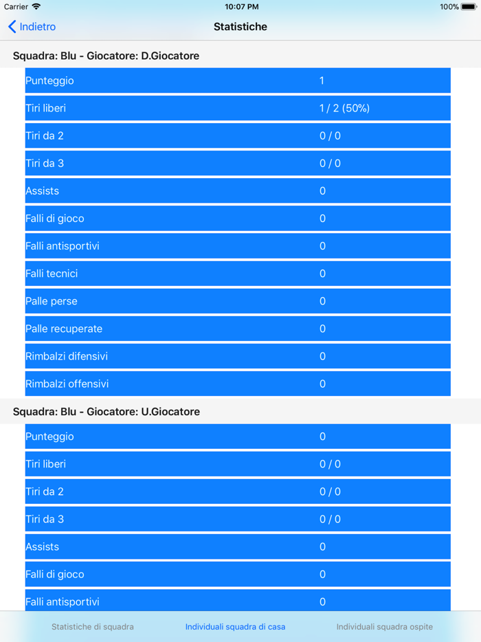 Segnapunti basket light