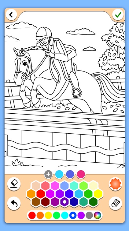 Horse coloring game screenshot-5