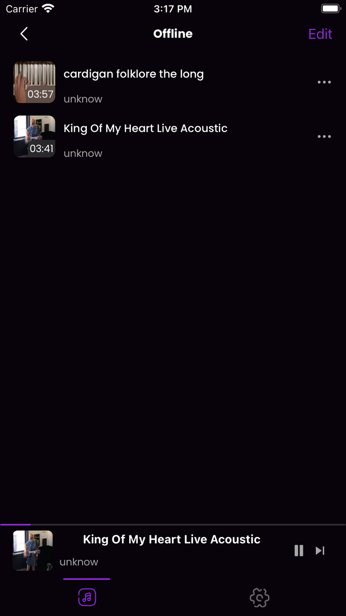 Offline Player Musics  Videos