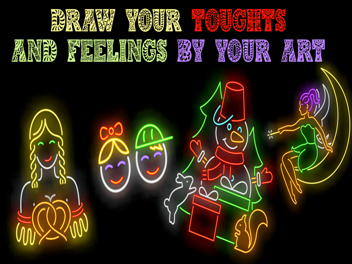 Doodler Neon Doodle Art