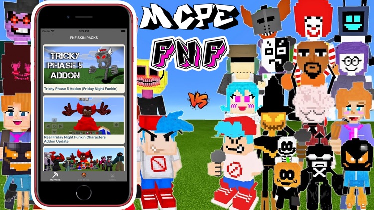 FNF MODS SKINS FOR MINECRAFT by Loc Bui