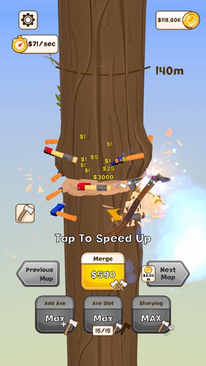 Idle Lumberjack Game