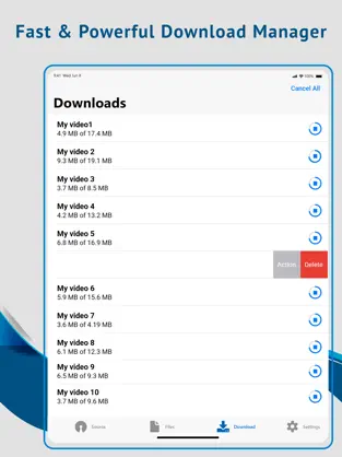 Captura de Pantalla 5 Video Manager - Offline Play iphone