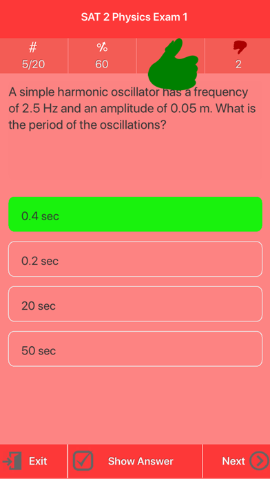 SAT 2 Physics Exam Prep screenshot 3