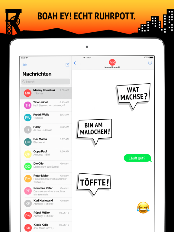 Screenshot #5 pour Ruhrpott Stickers