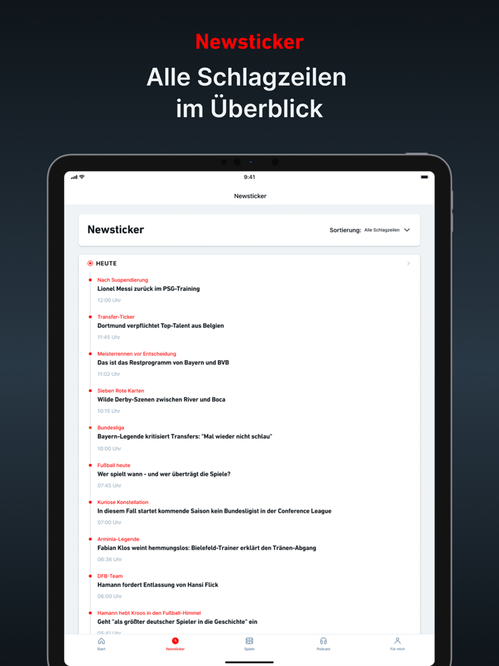 Sportbuzzer - Fussball News