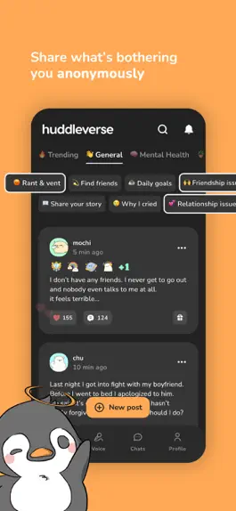 Game screenshot Huddleverse: Talk, Share, Vent apk