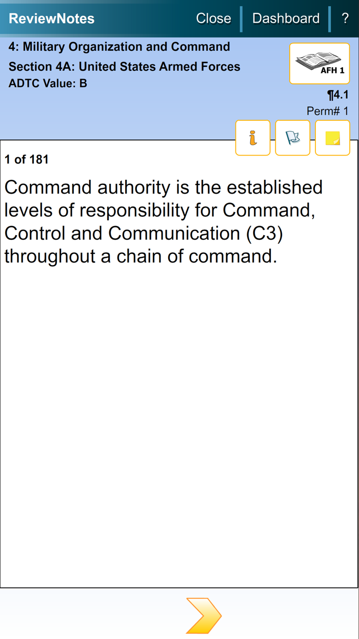 AFH 1 Suite NCO 2021-2023