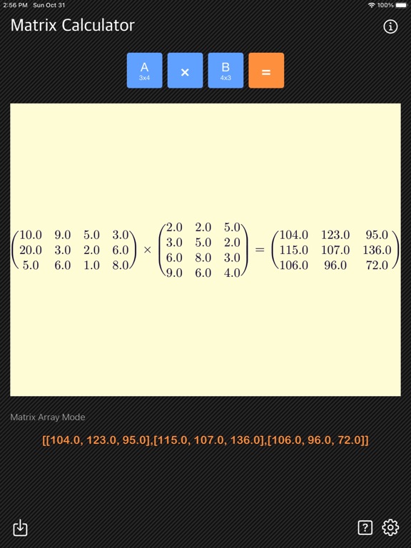 Matrix Calc Plus screenshot 12