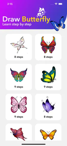 Game screenshot Learn - How to Draw Butterfly hack