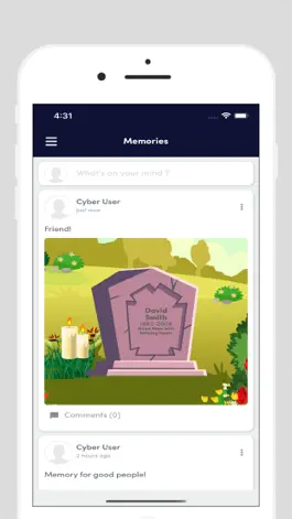 Game screenshot Cyber Cemetery App apk
