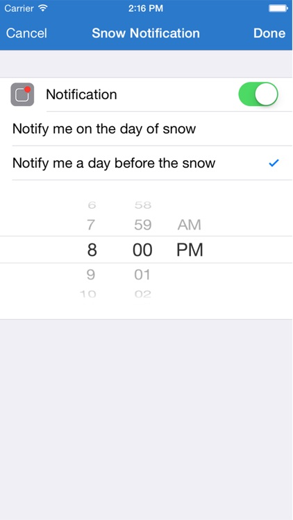 Will it Snow? - Notifications screenshot-4