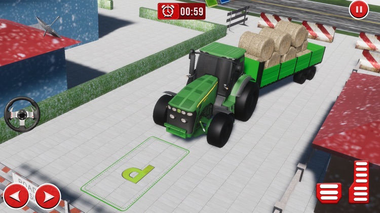 Cargo Tractor Farming Games 3d