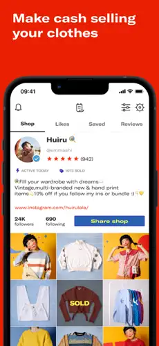 Skærmbillede 3 Depop - Streetwear & Vintage iphone