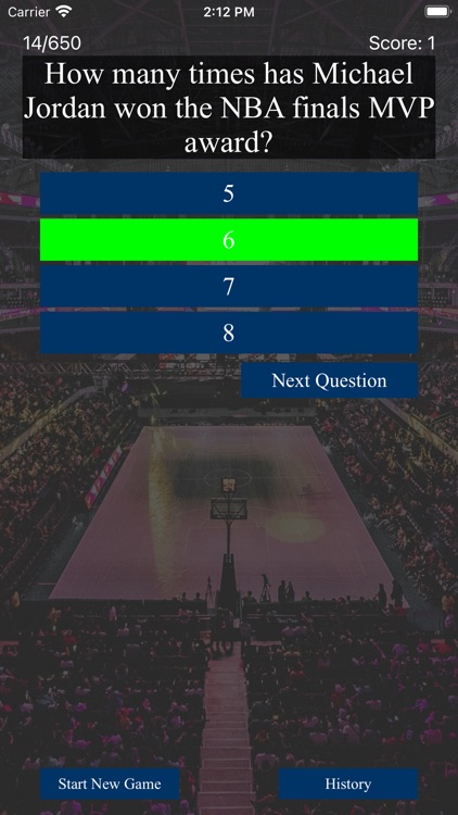 Basketball Trivia Pro 50fifty screenshot-4