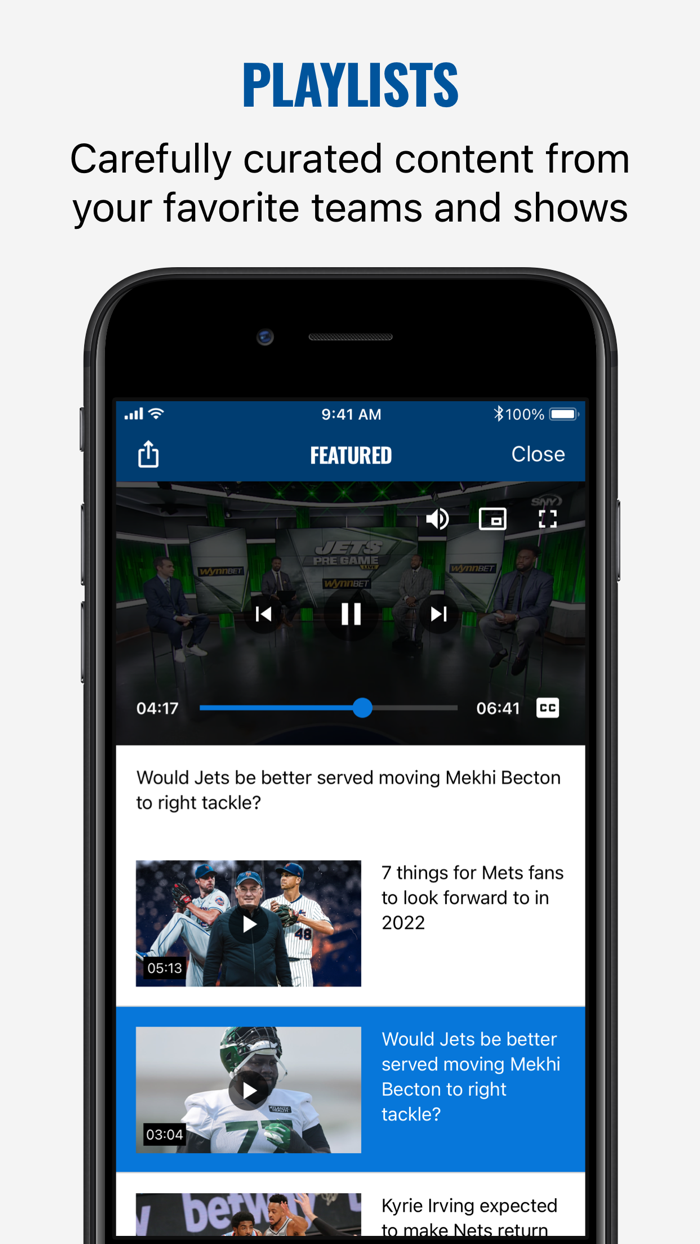 SNY Stream Live NY Sports