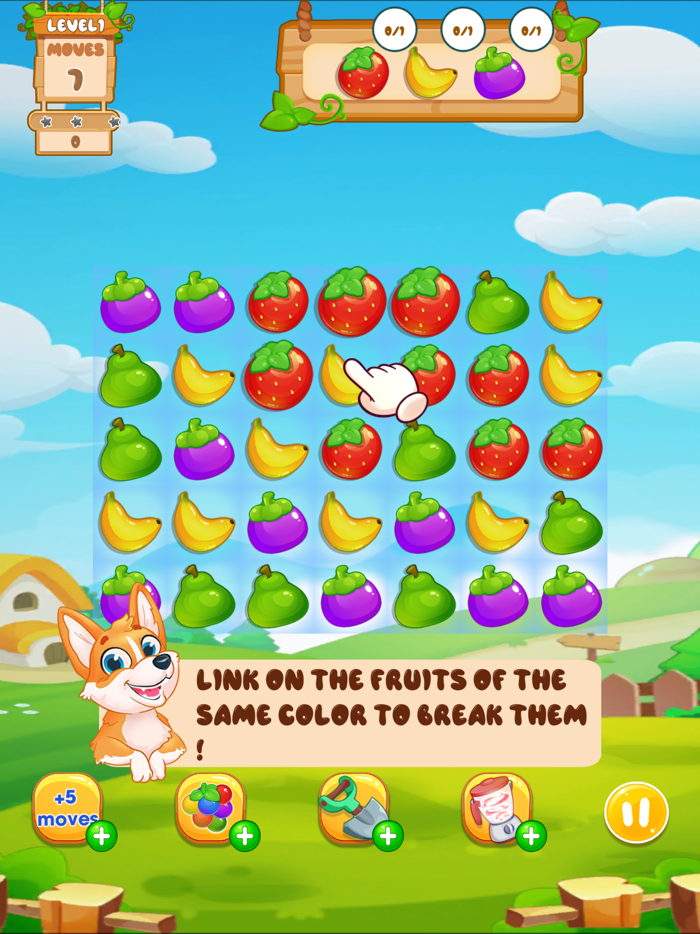 Fruit garden match 3