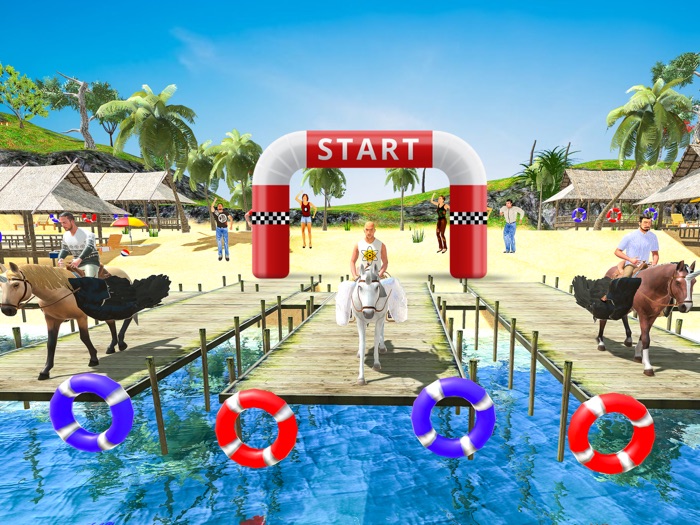 Flying Unicorn Racing 3D