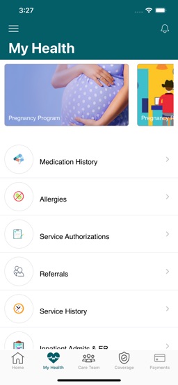 My Molina app screenshot
