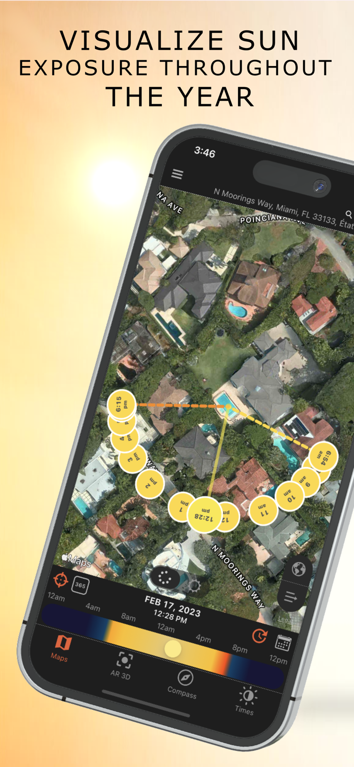 SunQuest Pro - Sun Seeker path