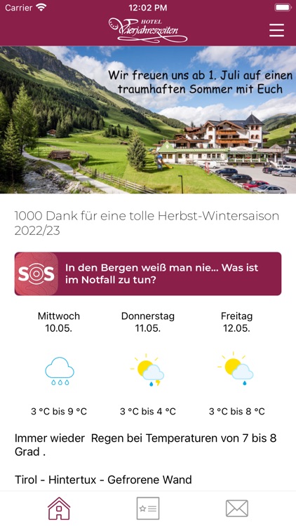 Vierjahreszeiten Hintertux