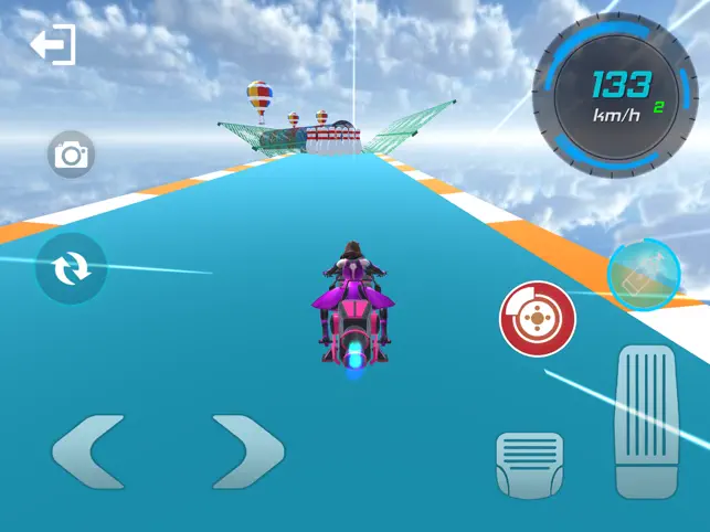 이미지 4 SuperHero Bike Stunt Racing Go iphone