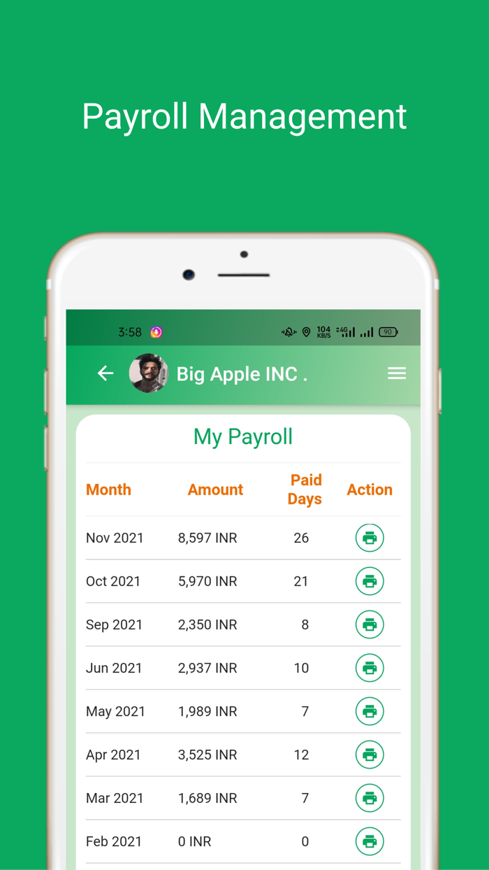 Payroll  HRMS App - ubiHRM