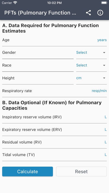 Pulmonary Function Tests PFTs