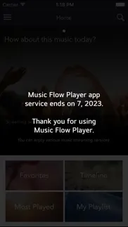 music flow player iphone screenshot 1