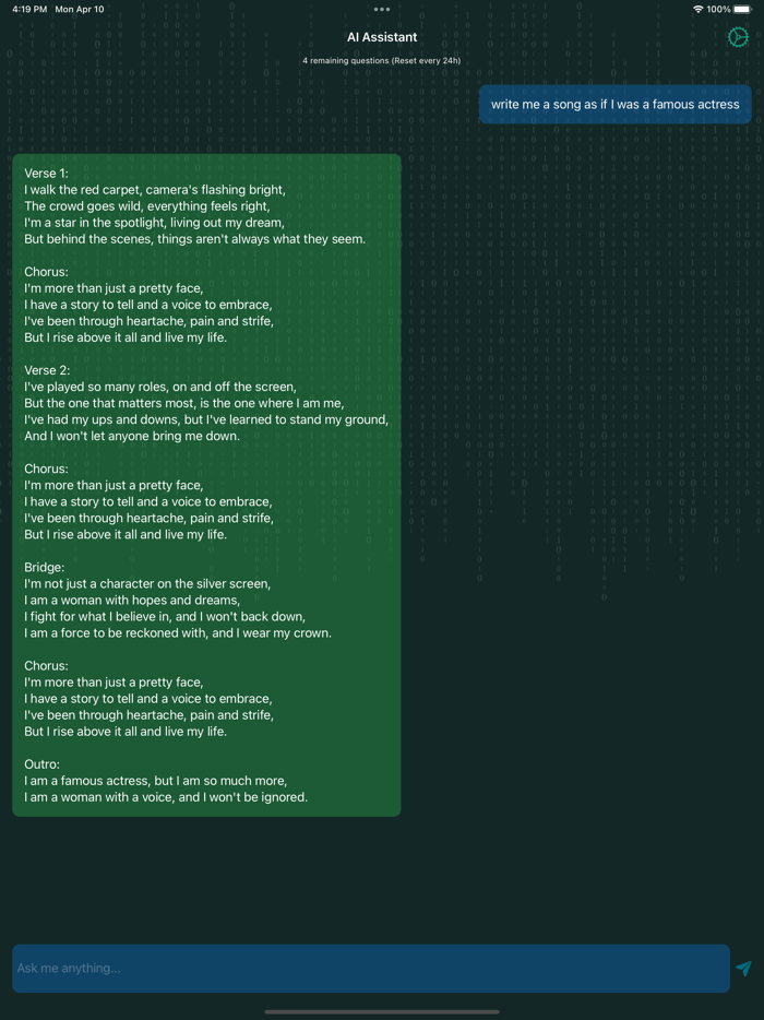 AI Assistant Chat to AI