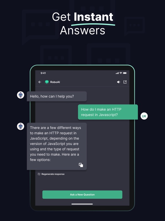 Chat & Ask with RoboAI Bot screenshot 4