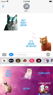 laser cats animated iphone screenshot 2