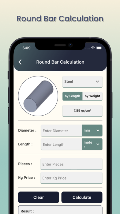 Metal Weight Calculators Screenshot