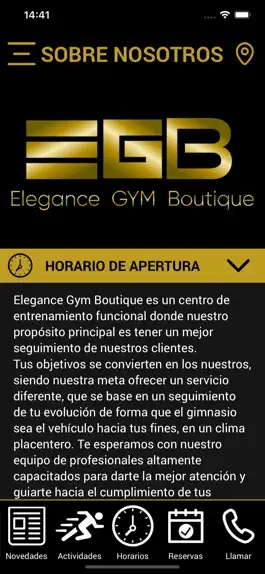 Game screenshot Elegance GYM Boutique apk