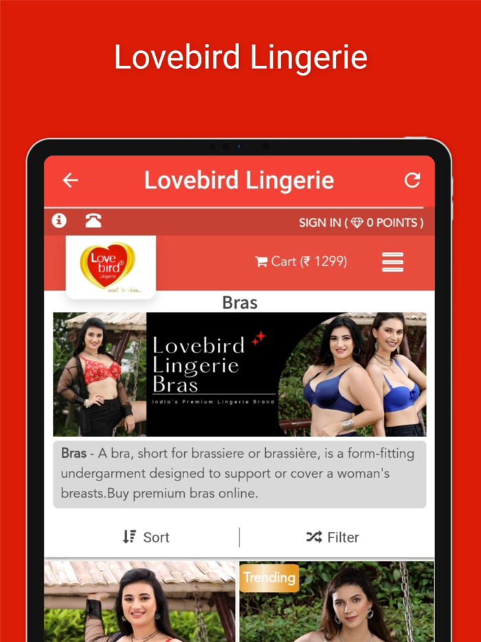 Lovebird Lingerie - Buy Online