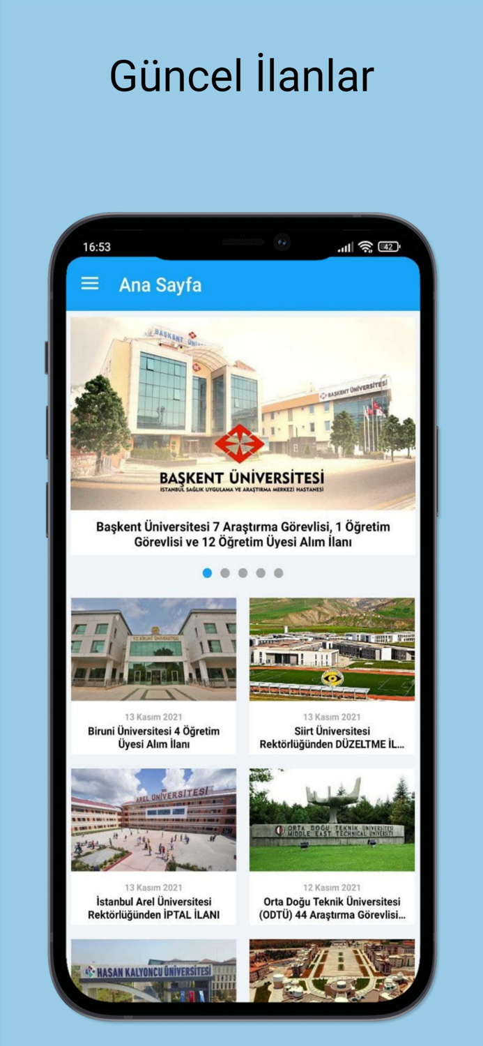 Akademik Kadro İlanları