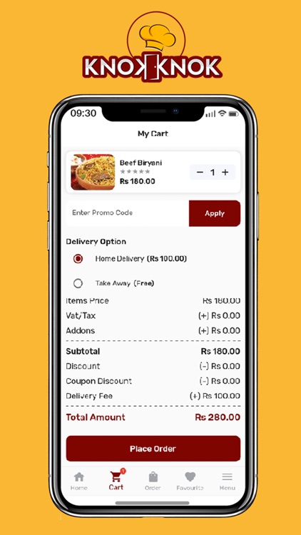 KNOK KNOK - Food Delivery screenshot-5