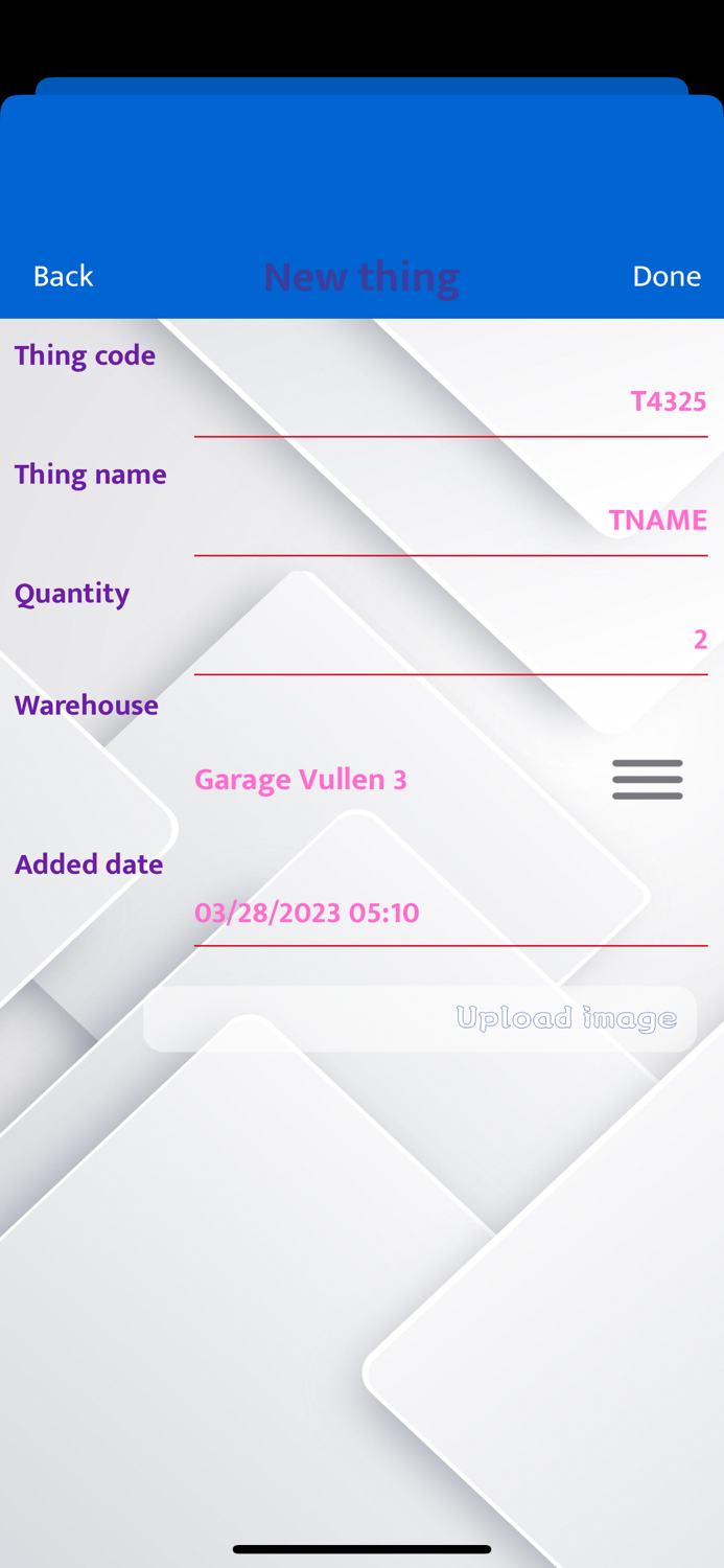Garage Vullen Tracker