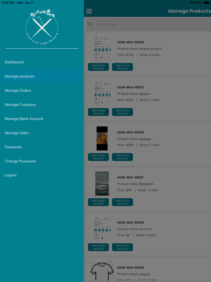 Universal Craft Market Seller