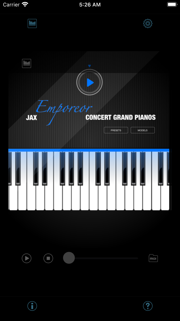 JAX Emporeor Grand Piano