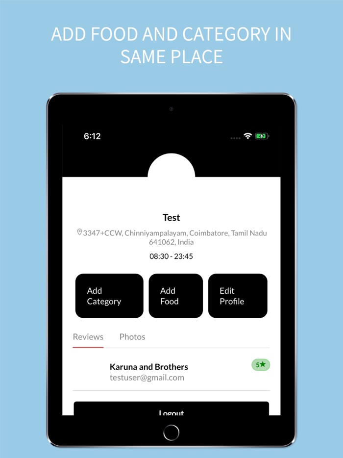 Amo Fetch - Restaurant app